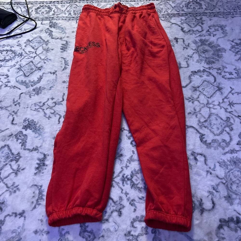 Reckless LA size Large red sweatpants
